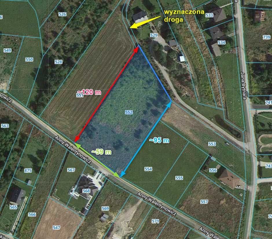 Działka rolna Radomsko Stobiecko Miejskie, ul. Anny Walentynowicz. Zdjęcie 3