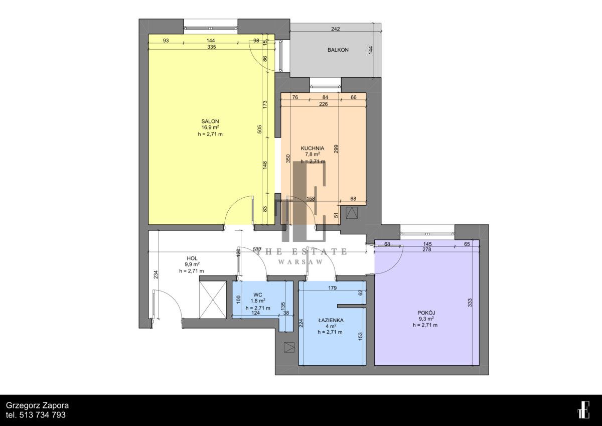Mieszkanie 2-pokojowe Warszawa Ursynów, ul. Kazimierza Jeżewskiego. Zdjęcie 12