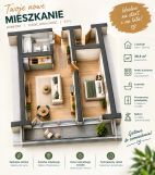 Mieszkanie 2-pokojowe Katowice os. Tysiąclecia, ul. Tysiąclecia. Zdjęcie 2