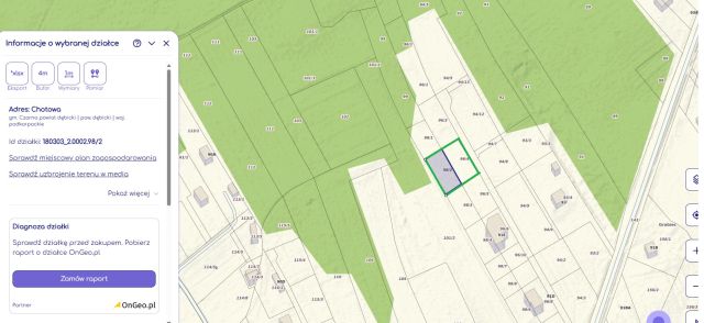 Działka inna Chotowa. Zdjęcie 1