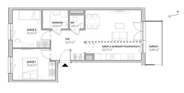 Mieszkanie 3-pokojowe Poznań Starołęka, ul. Unii Lubelskiej. Zdjęcie 7