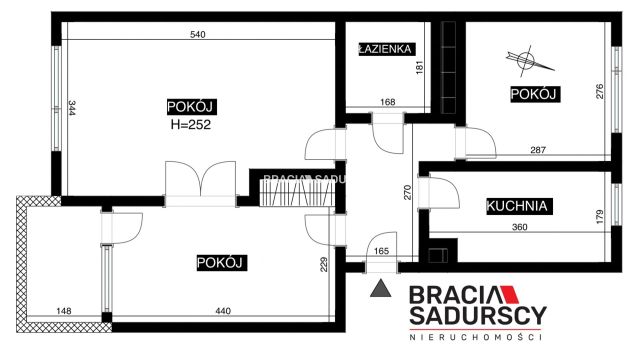 Mieszkanie 3-pokojowe Kraków Podgórze Duchackie, ul. Gołaśka. Zdjęcie 26