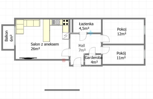 Mieszkanie 3-pokojowe Warszawa Wola, ul. Sztuk Pięknych. Zdjęcie 18