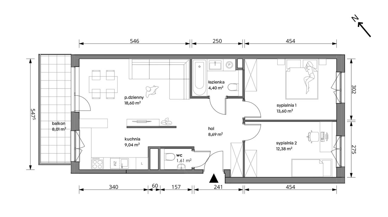 Mieszkanie 3-pokojowe Warszawa Włochy, ul. Trzcinowa. Zdjęcie 7