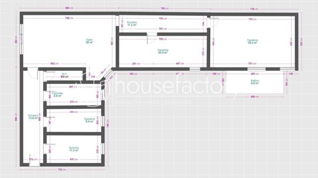 Mieszkanie 4-pokojowe Łódź, ul. Piotrkowska. Zdjęcie 15
