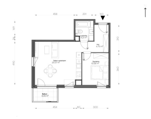 Mieszkanie 2-pokojowe Warszawa Praga-Południe, ul. Podskarbińska. Zdjęcie 7