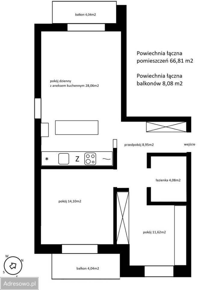 Mieszkanie 3-pokojowe Zabrze. Zdjęcie 11