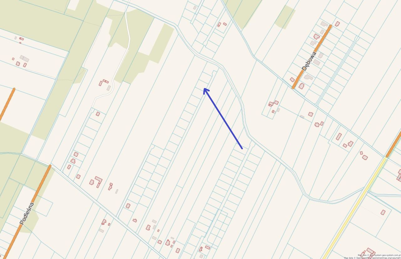 Działka budowlana Janów Ruszki. Zdjęcie 9