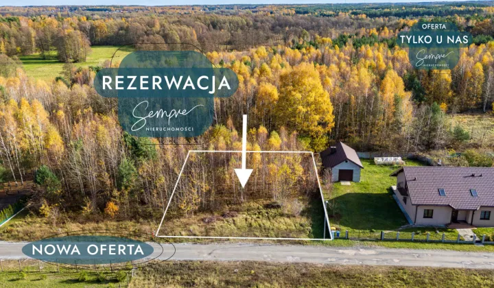 Działka budowlana Mauryców, ul. Brzozowa