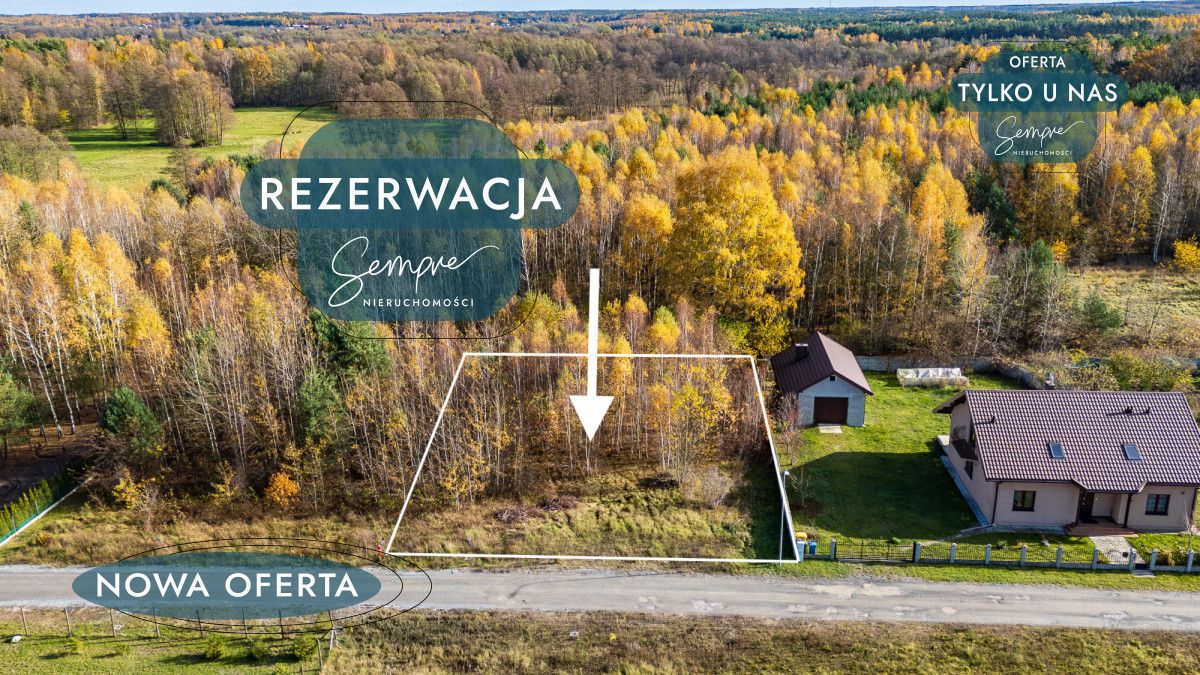 Działka budowlana Mauryców, ul. Brzozowa. Zdjęcie 1