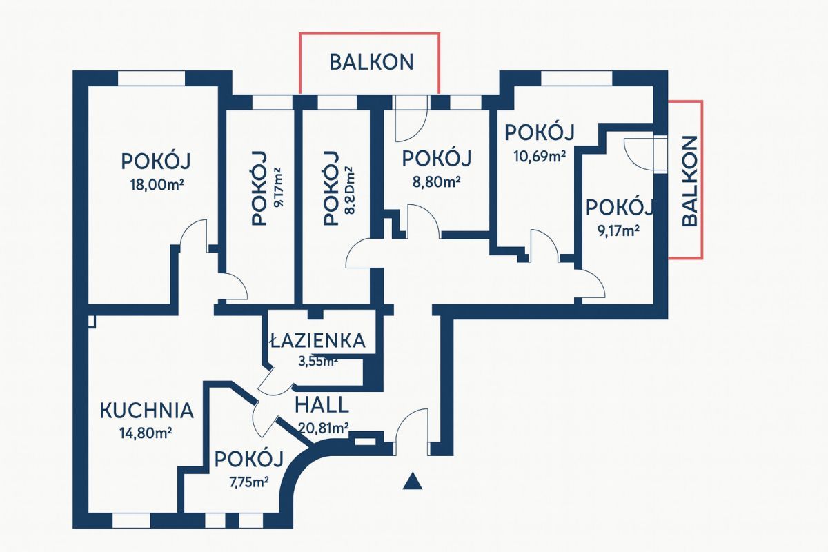 Mieszkanie 7-pokojowe Gdańsk Wrzeszcz, ul. gen. Józefa Fiszera. Zdjęcie 16