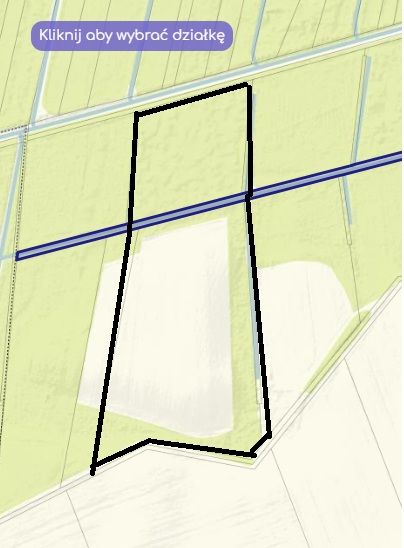 Działka rolna Czermno