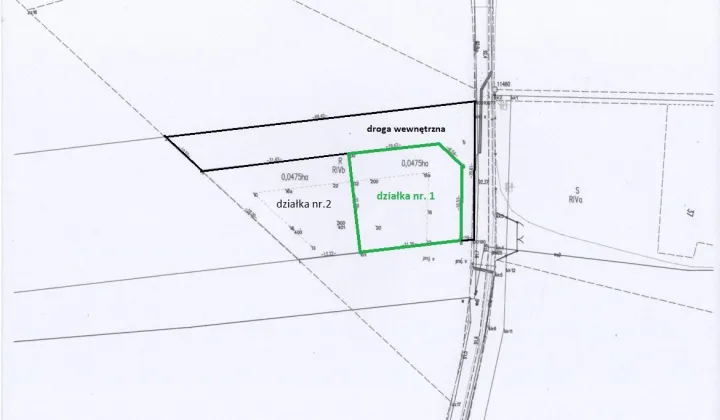 Działka budowlana Rogierówko, ul. Polna