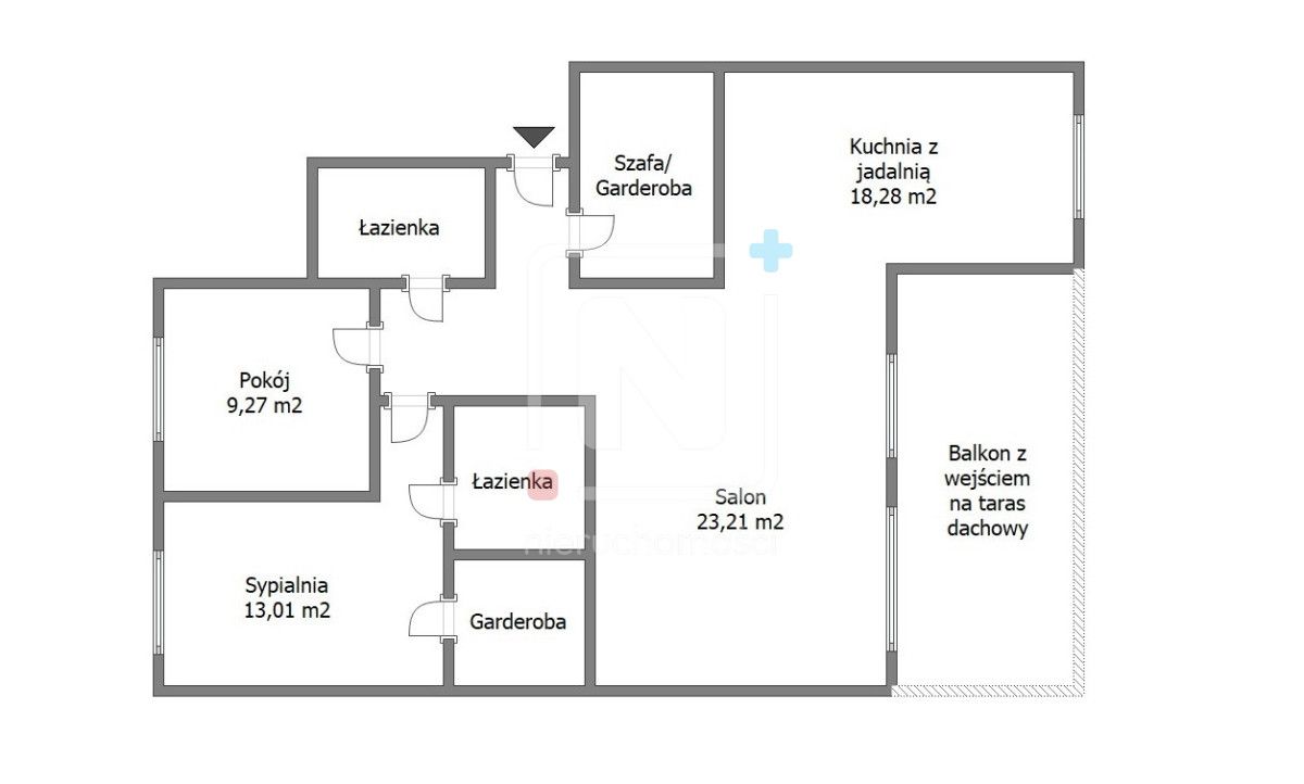 Mieszkanie 3-pokojowe Warszawa Ursynów, ul. Bokserska. Zdjęcie 10