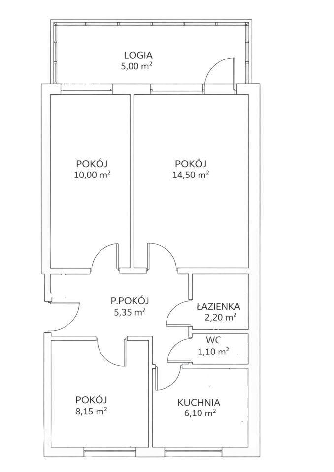 Mieszkanie 3-pokojowe Łomża, ul. Stanisława Małachowskiego. Zdjęcie 1