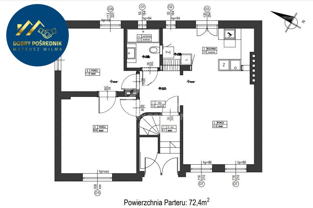 dom wolnostojący, 6 pokoi Gdańsk Wrzeszcz. Zdjęcie 5