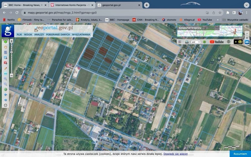 Działka budowlana Zagrody. Zdjęcie 1