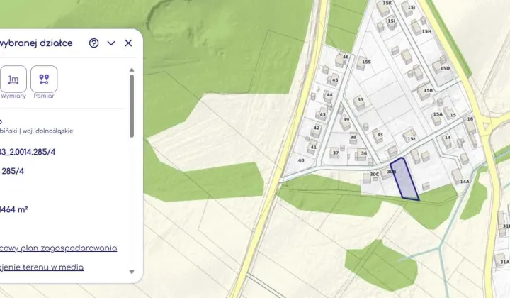 Działka budowlana Mleczno