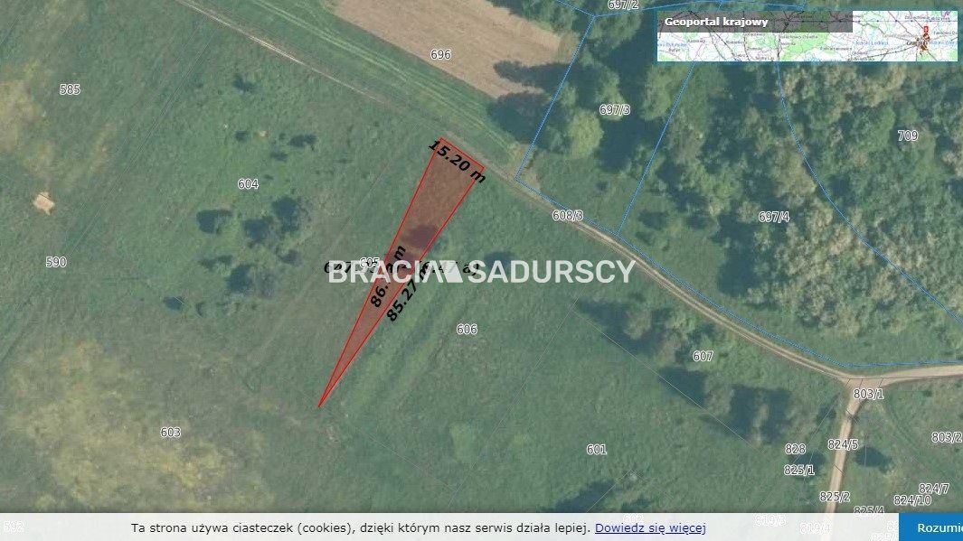 Działka inwestycyjna Rudno. Zdjęcie 9