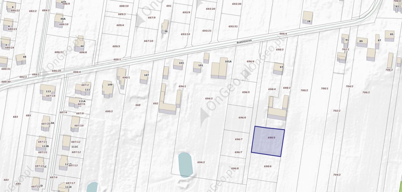 Działka rolno-budowlana Dobrzyniewo Duże, ul. Białostocka. Zdjęcie 1