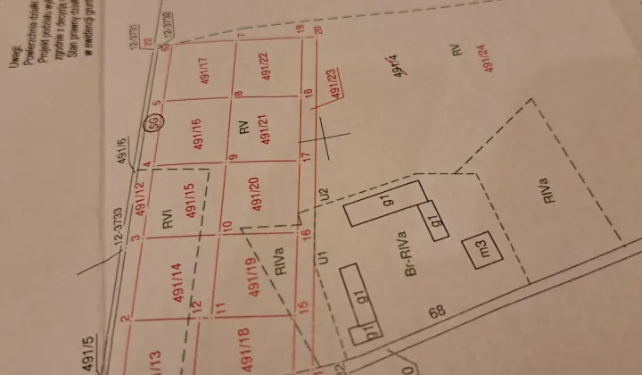 Działka budowlana Klwatka Królewska Figielów