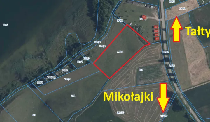 Działka rolna Tałty