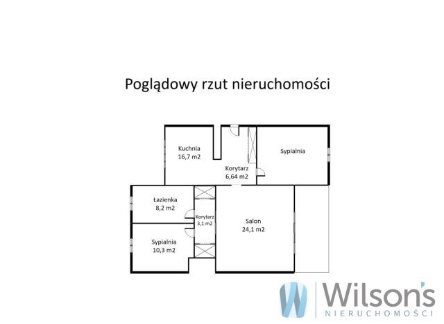 Mieszkanie 3-pokojowe Warszawa Wesoła. Zdjęcie 6