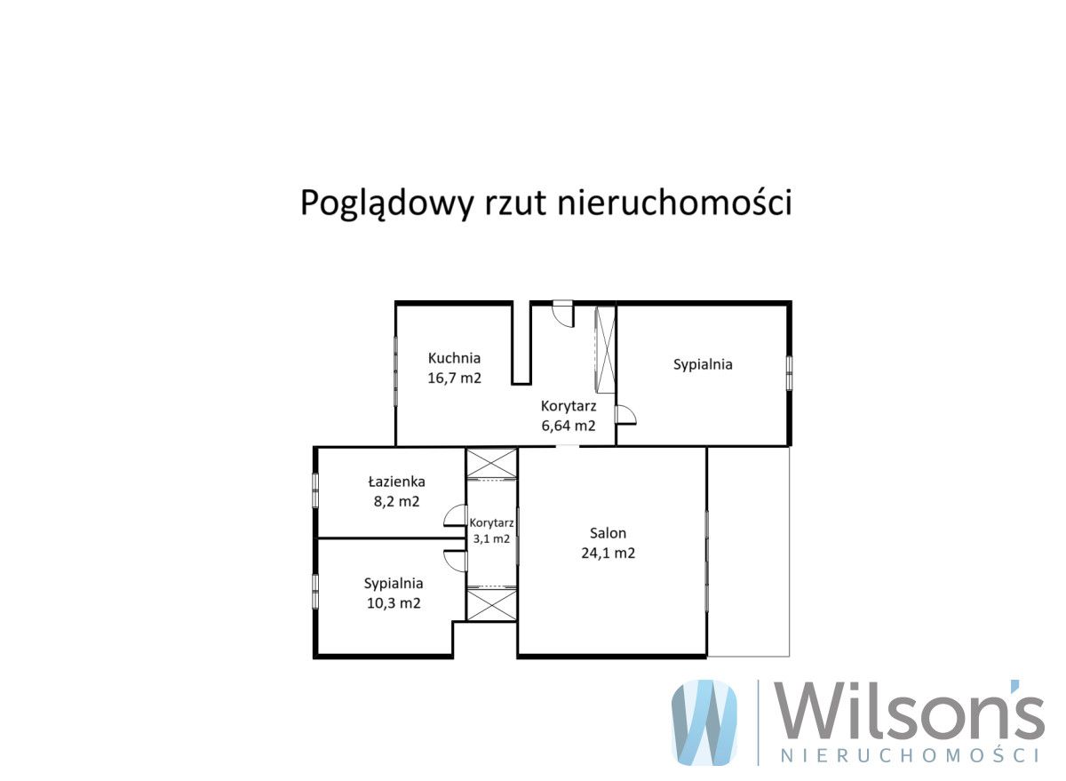 Mieszkanie 3-pokojowe Warszawa Wesoła. Zdjęcie 6