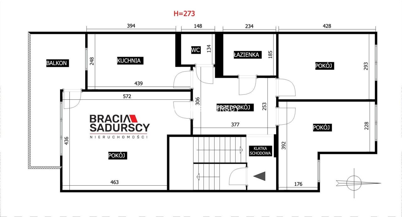 Mieszkanie 3-pokojowe Kraków Dębniki, ul. Mieczykowa. Zdjęcie 3