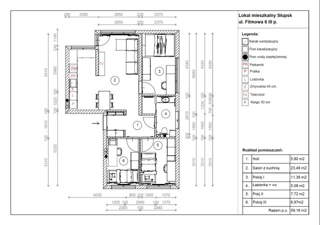 Mieszkanie 4-pokojowe Słupsk Centrum, ul. Filmowa. Zdjęcie 22