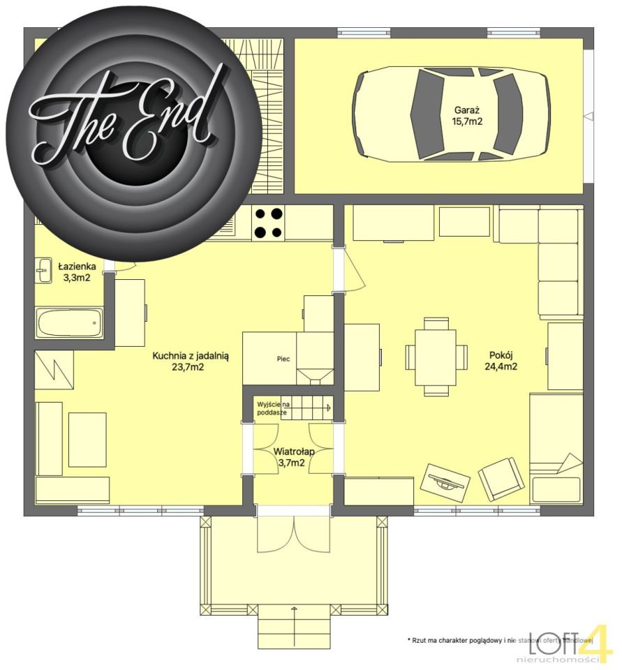 dom wolnostojący, 2 pokoje Borowa. Zdjęcie 16