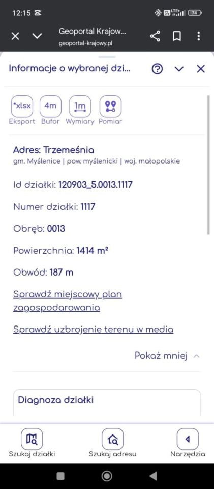 Działka rolno-budowlana Trzemeśnia. Zdjęcie 6