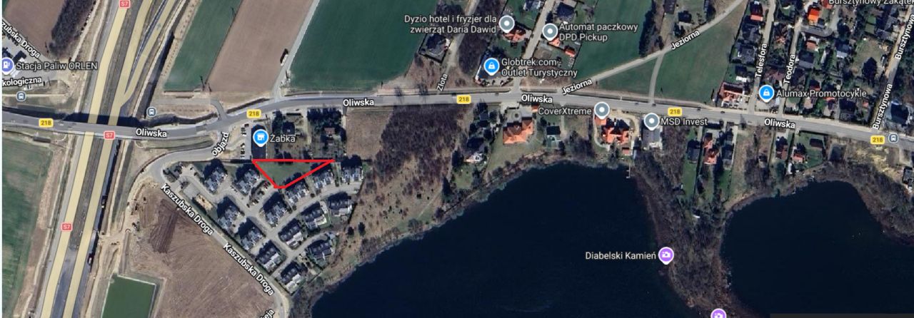 Działka inwestycyjna Chwaszczyno, ul. Kaszubska Droga. Zdjęcie 1