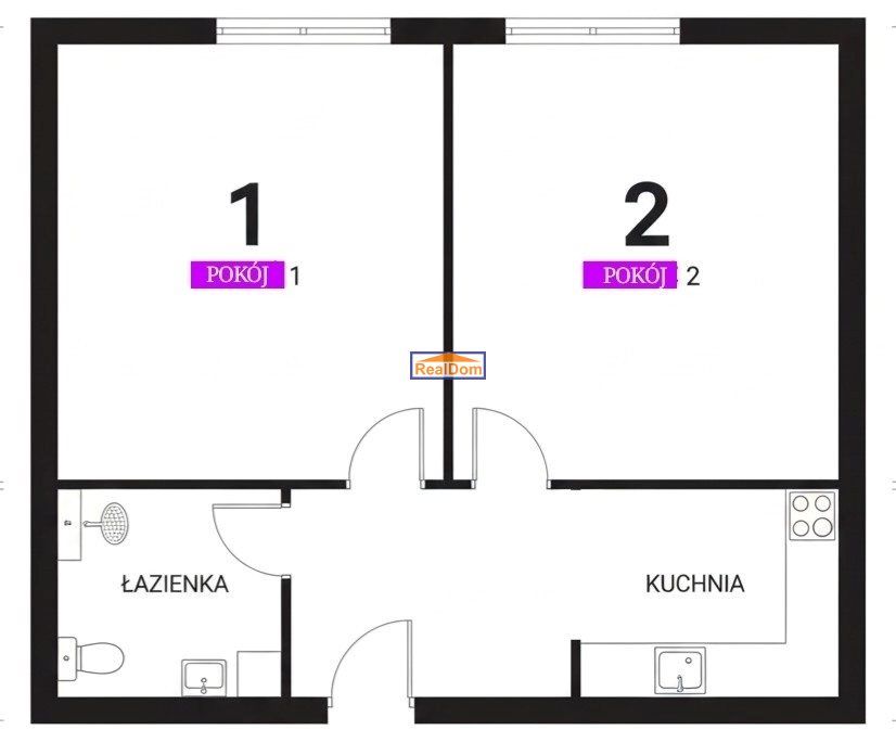 Mieszkanie 2-pokojowe Kraków Krowodrza, al. Kijowska. Zdjęcie 12