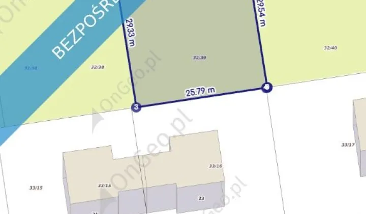 Działka budowlana Warszawa Białołęka, ul. Olesin