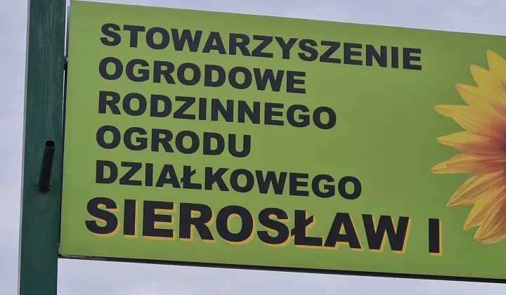 Działka rod Sierosław, ul. Leśna