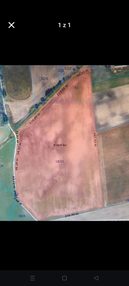 Działka rolna Rogalin