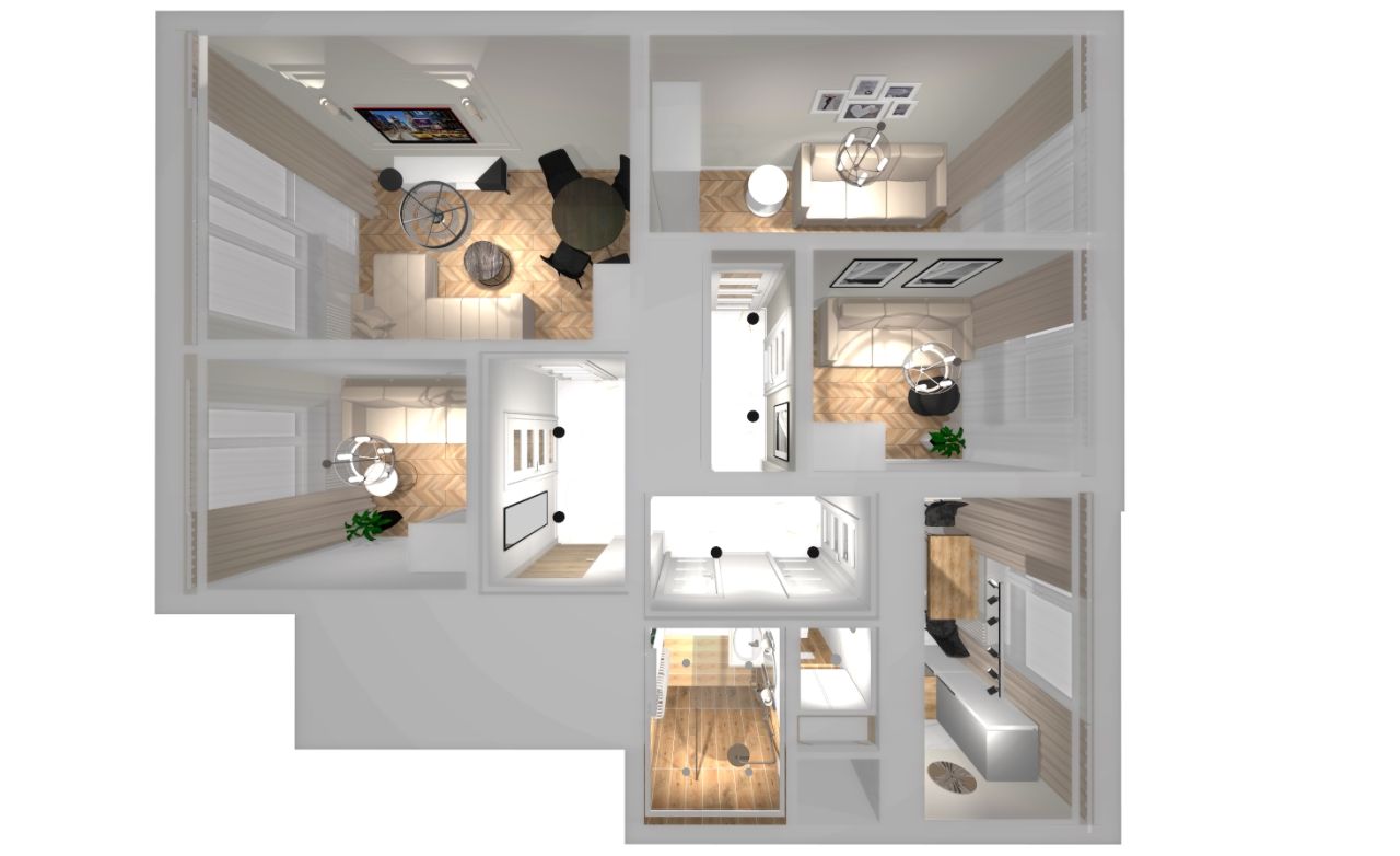 Mieszkanie 4-pokojowe Rzeszów Nowe Miasto, ul. ks. Jerzego Popiełuszki. Zdjęcie 14