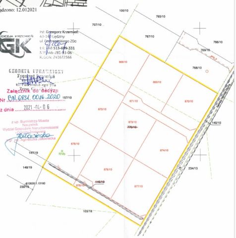 Działka budowlana Lędziny, ul. ks. Henryka Głucha. Zdjęcie 1