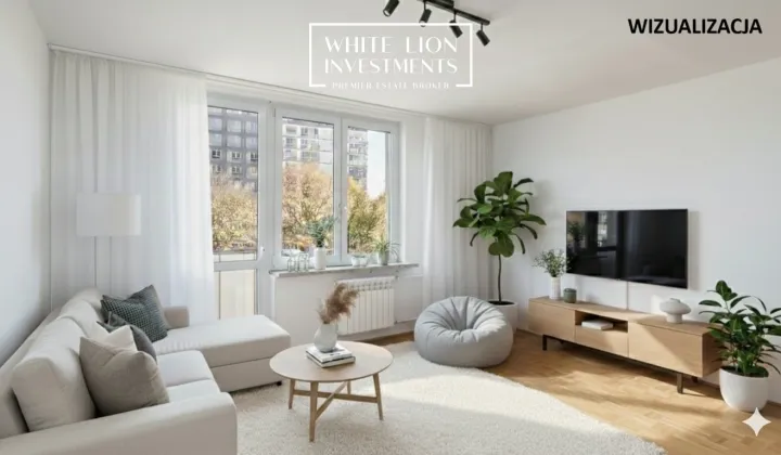 Mieszkanie 3-pokojowe Warszawa Mokotów, ul. Bełdan