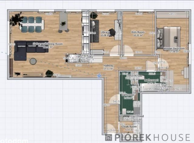 Mieszkanie 4-pokojowe Warszawa Mokotów, ul. Przebiśniegów. Zdjęcie 4