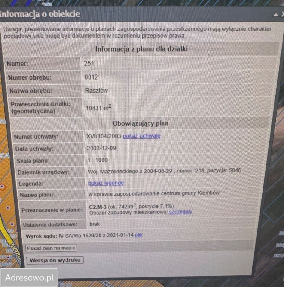 Działka rolno-budowlana Rasztów. Zdjęcie 2