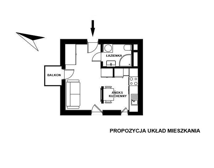 Mieszkanie 1-pokojowe Warszawa Marysin Wawerski, ul. Korkowa. Zdjęcie 15
