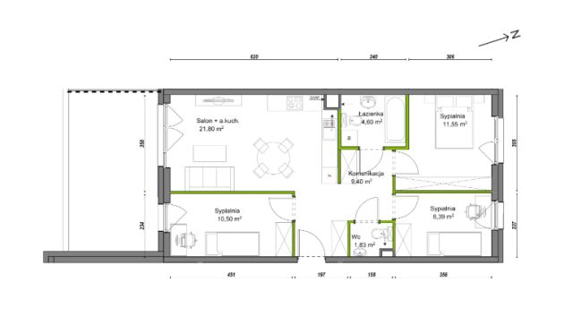 Mieszkanie 4-pokojowe Wrocław Ołtaszyn, ul. Orawska. Zdjęcie 8