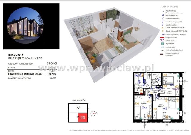 bliźniak, 5 pokoi Wrocław Fabryczna. Zdjęcie 5