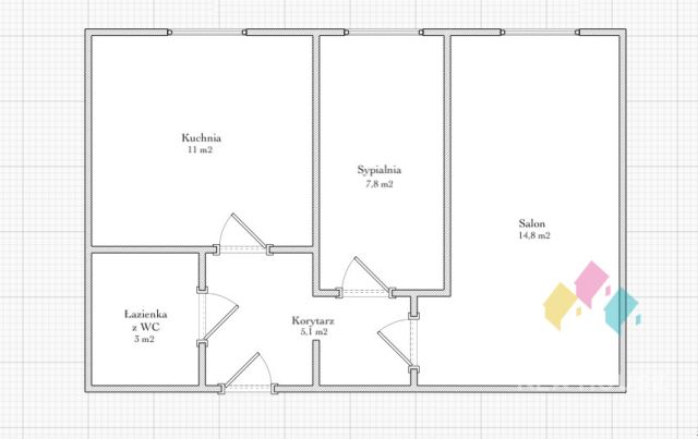 Mieszkanie 2-pokojowe Olsztyn, ul. Staromiejska. Zdjęcie 7