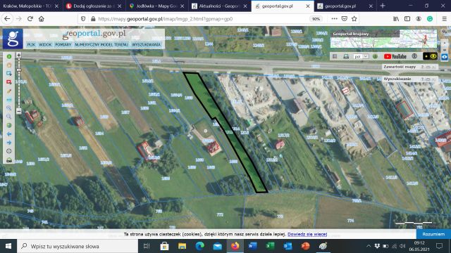 Działka rolno-budowlana Jodłówka. Zdjęcie 1