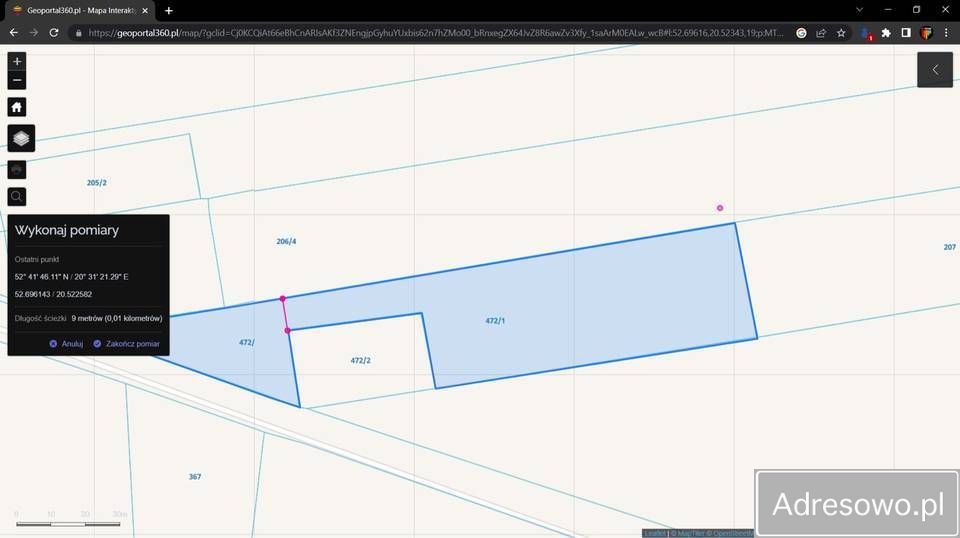 Działka budowlana Kondrajec. Zdjęcie 4