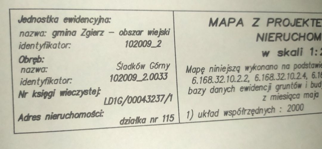 Działka budowlana Śladków Górny. Zdjęcie 8