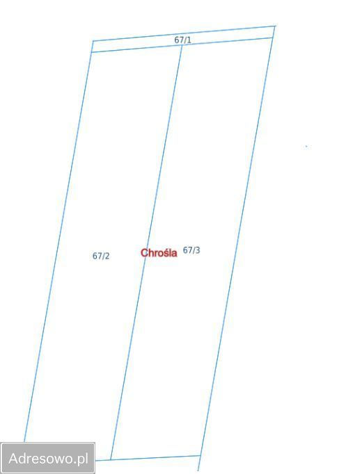 Działka inwestycyjna Chrośla, ul. Warszawska. Zdjęcie 3